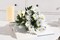 2 PCS Artificial Silk Daisy Flower Bouquet for Home Table Centerpieces Arrangement Decoration, White
